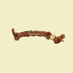 TWISTED COCO ROPE + COFFEE WOOD M