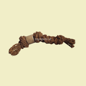 TWISTED COCO ROPE + COFFEE WOOD S